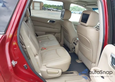 2014 Nissan Pathfinder Hybrid Platinum from USA, damaged, VIN 5N1CR2MM1EC636133